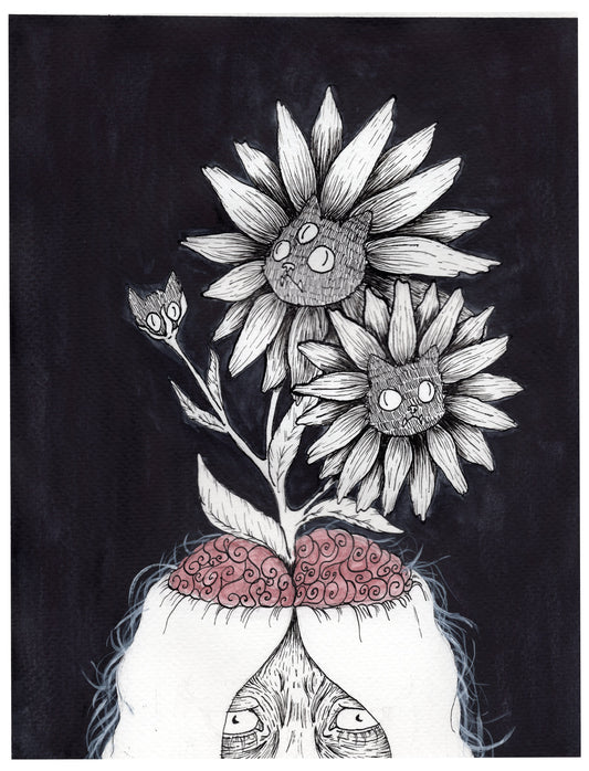 Catflower Series - Daisies { PRINT }